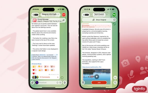 Telegram para Android e iOS foi atualizado para a versão 12.3