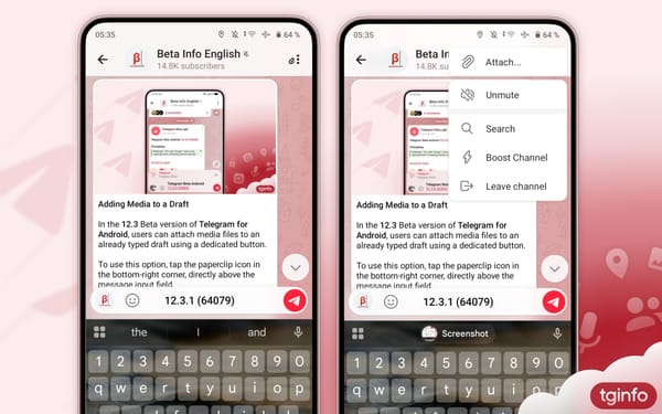 Transferência da opção de anexar mídia ao rascunho